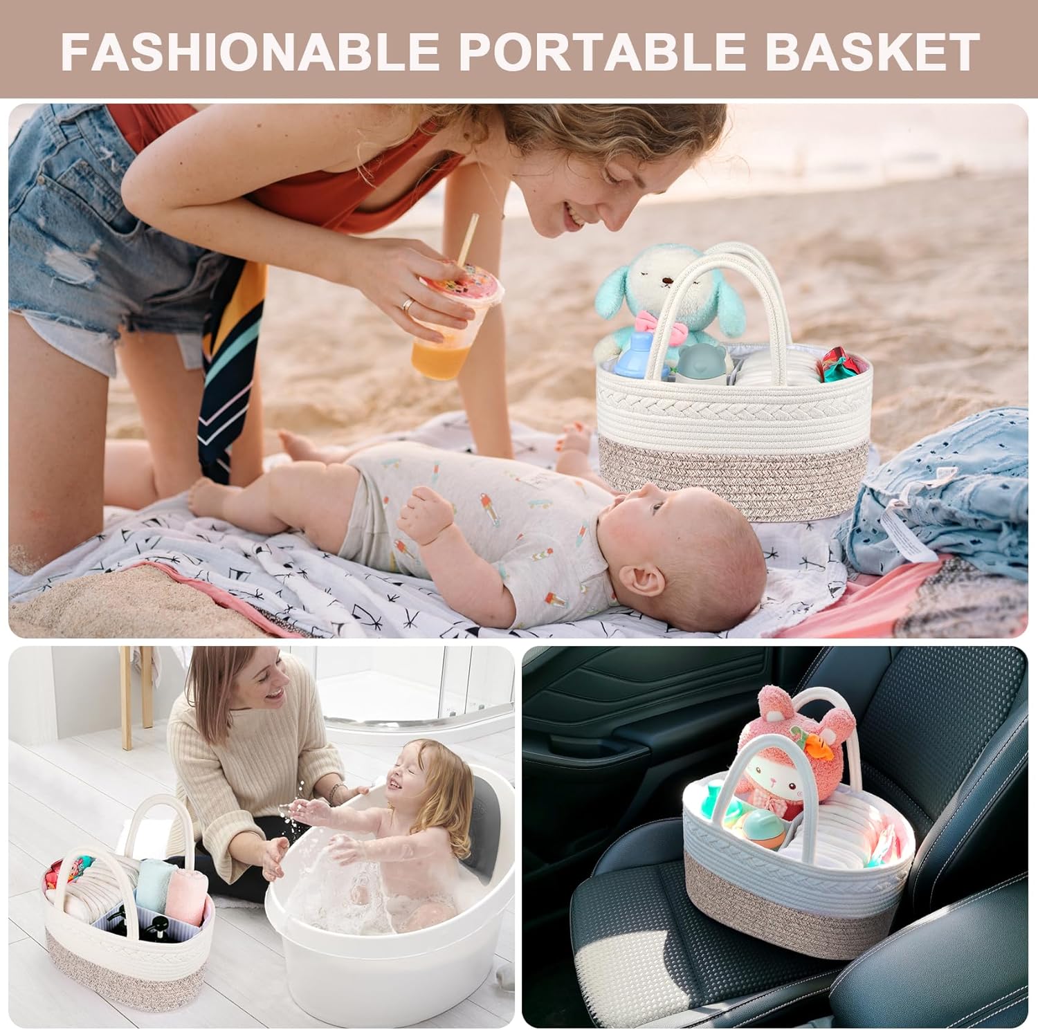 ABenkle X-Large Diaper Caddy Organizer 1