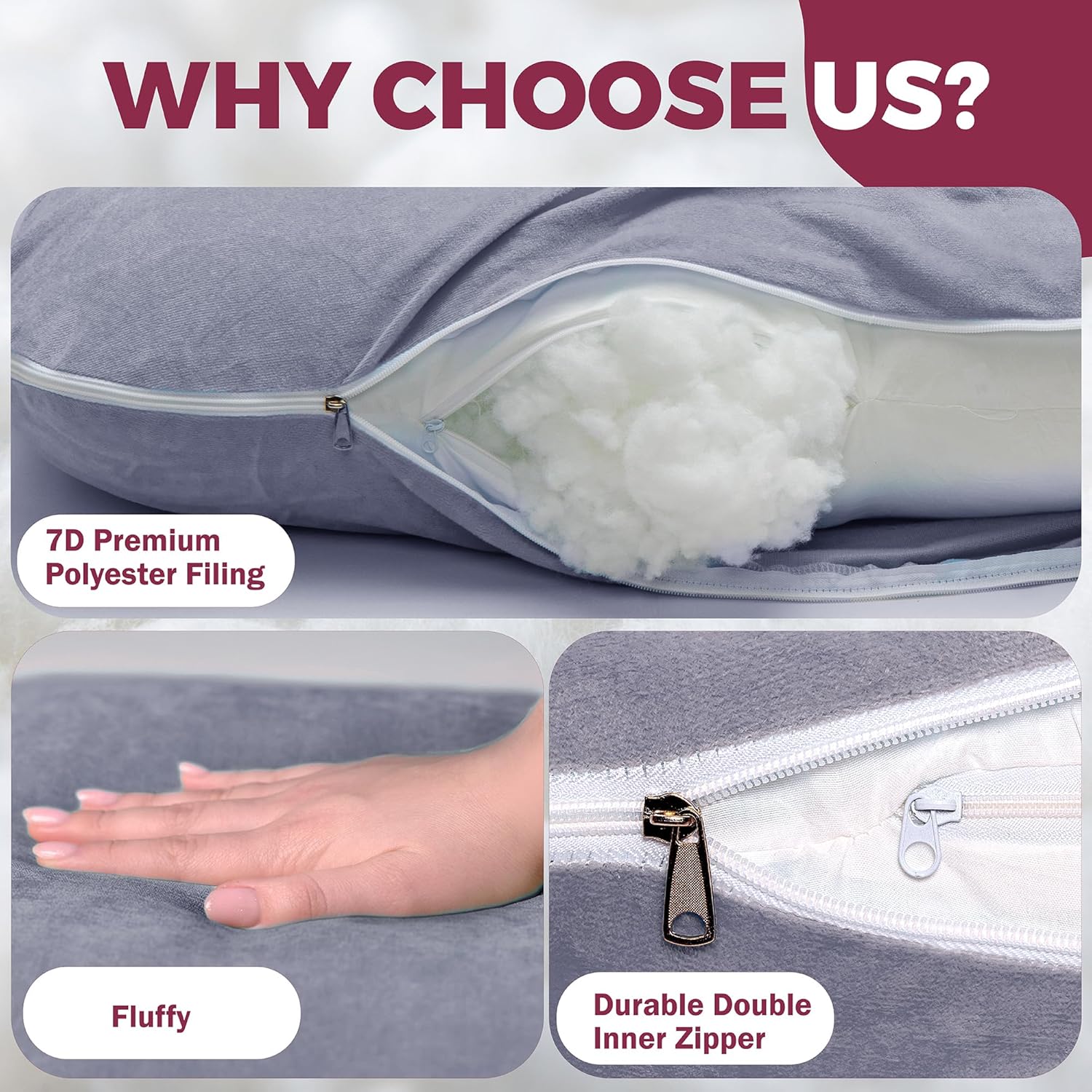 PILLANI Maternity Pillow for Sleep and Comfort