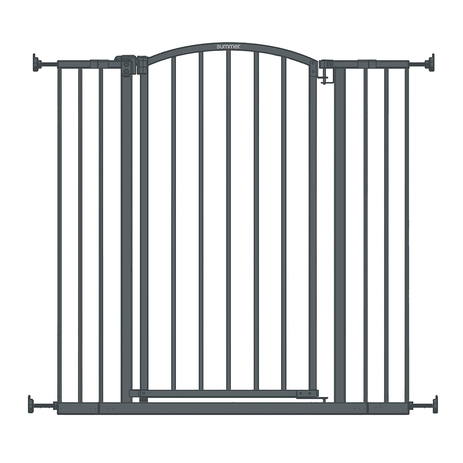 Summer Infant Extra Tall Decor Safety Gate - Gray 1
