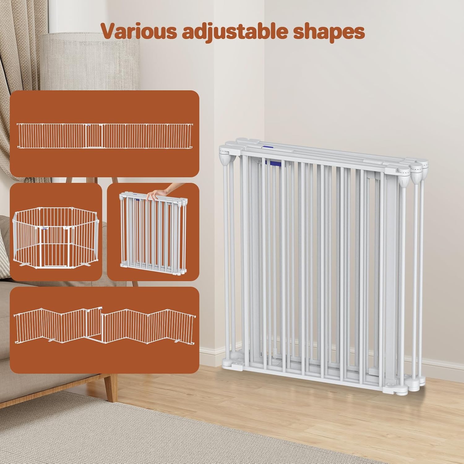 Baby Gate 275-199 Extra-Wide Playpen with Auto-Close Door