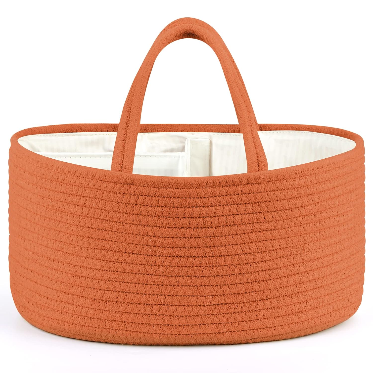Maliton Cotton Rope Diaper Caddy Organizer - Glaze 1