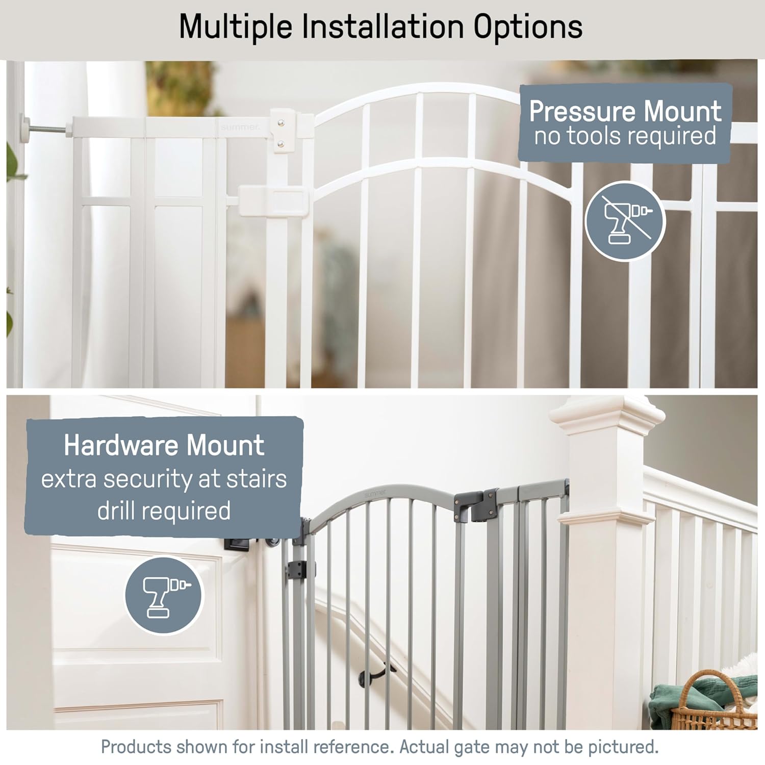 Summer by Ingenuity Doorway 48W Safety Gate - White
