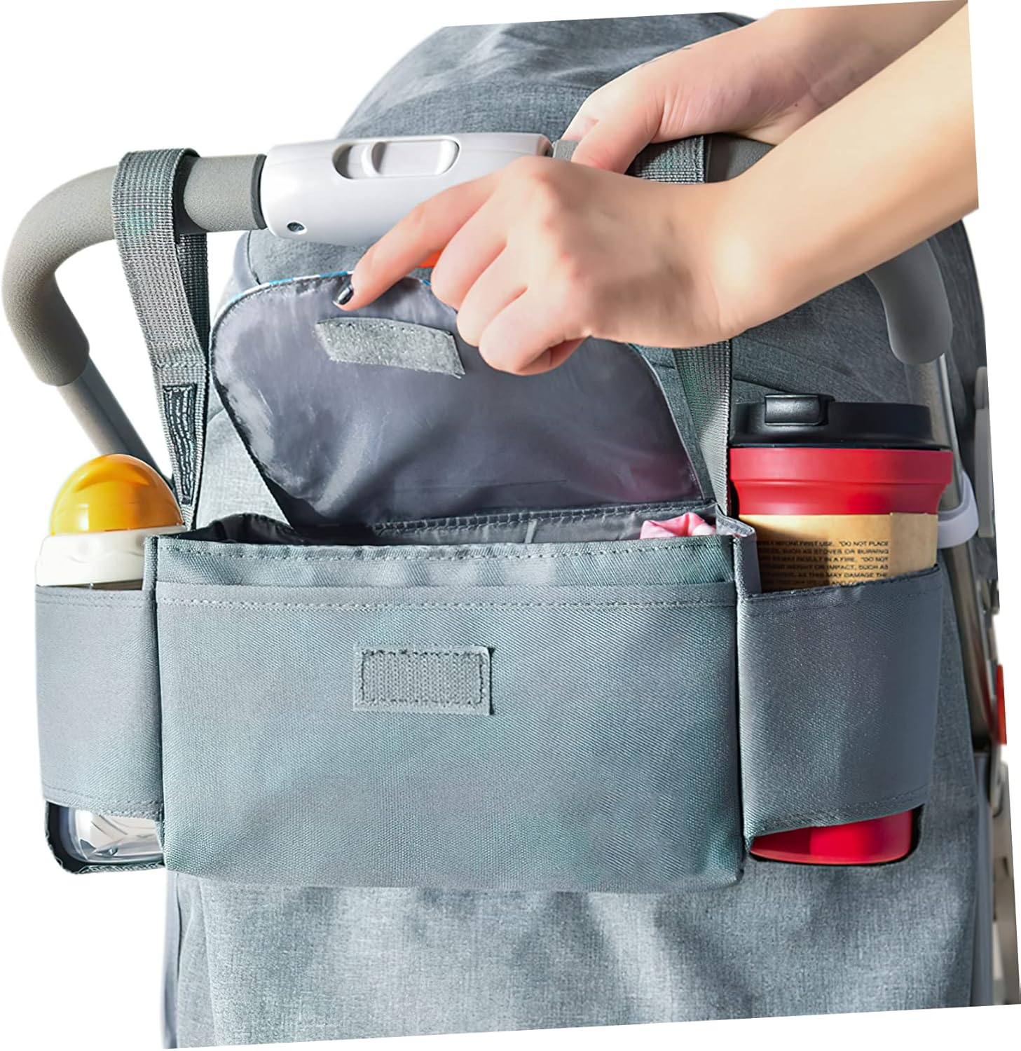 KESYOO Diaper Organizer Bag Portable Lightweight Stroller Caddy for Travel