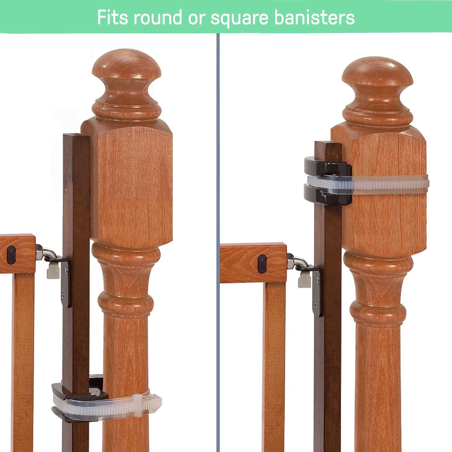 Universal Banister Mounting Kit for Baby Gates