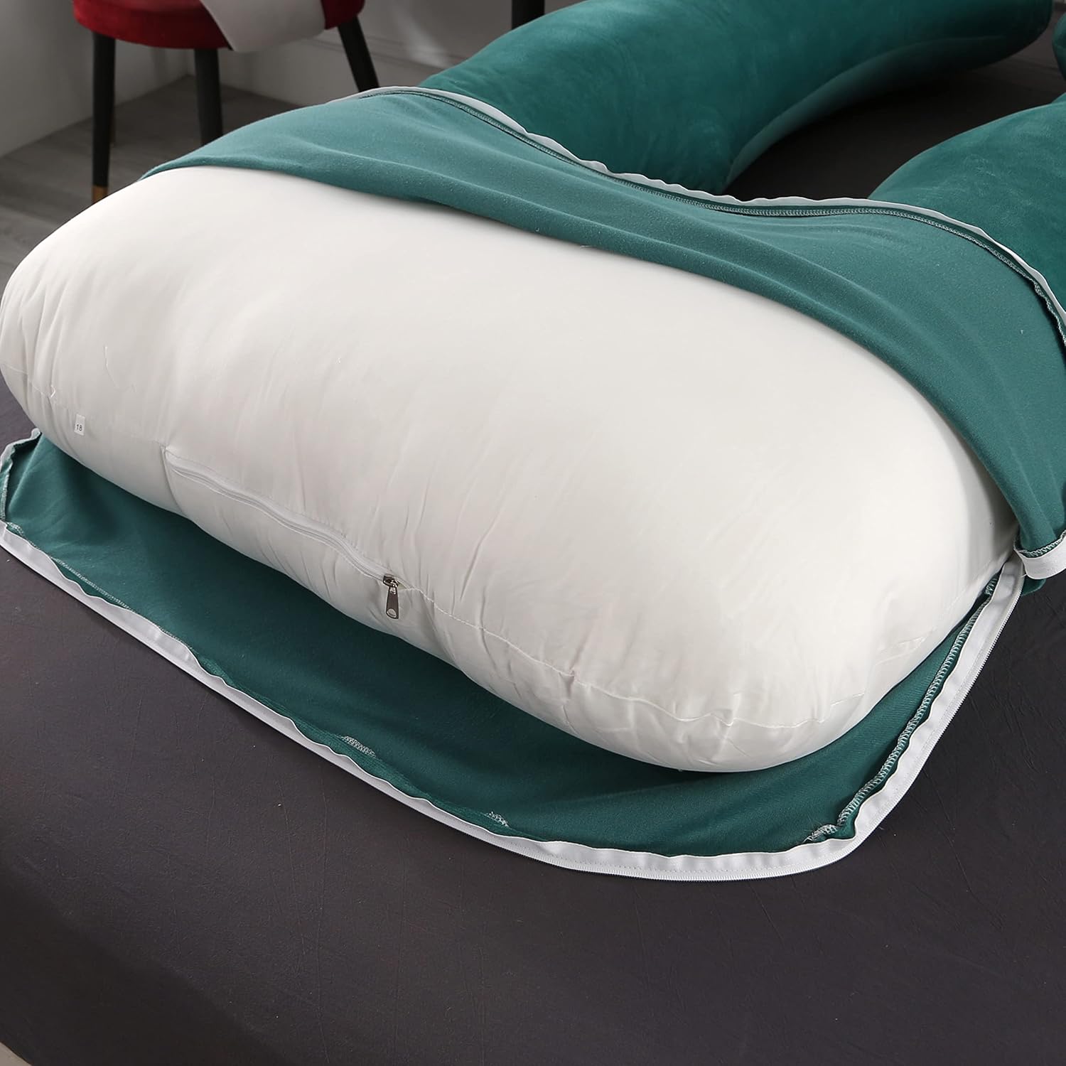 Amagoing 55 Inches U-Shaped Pregnancy Pillow