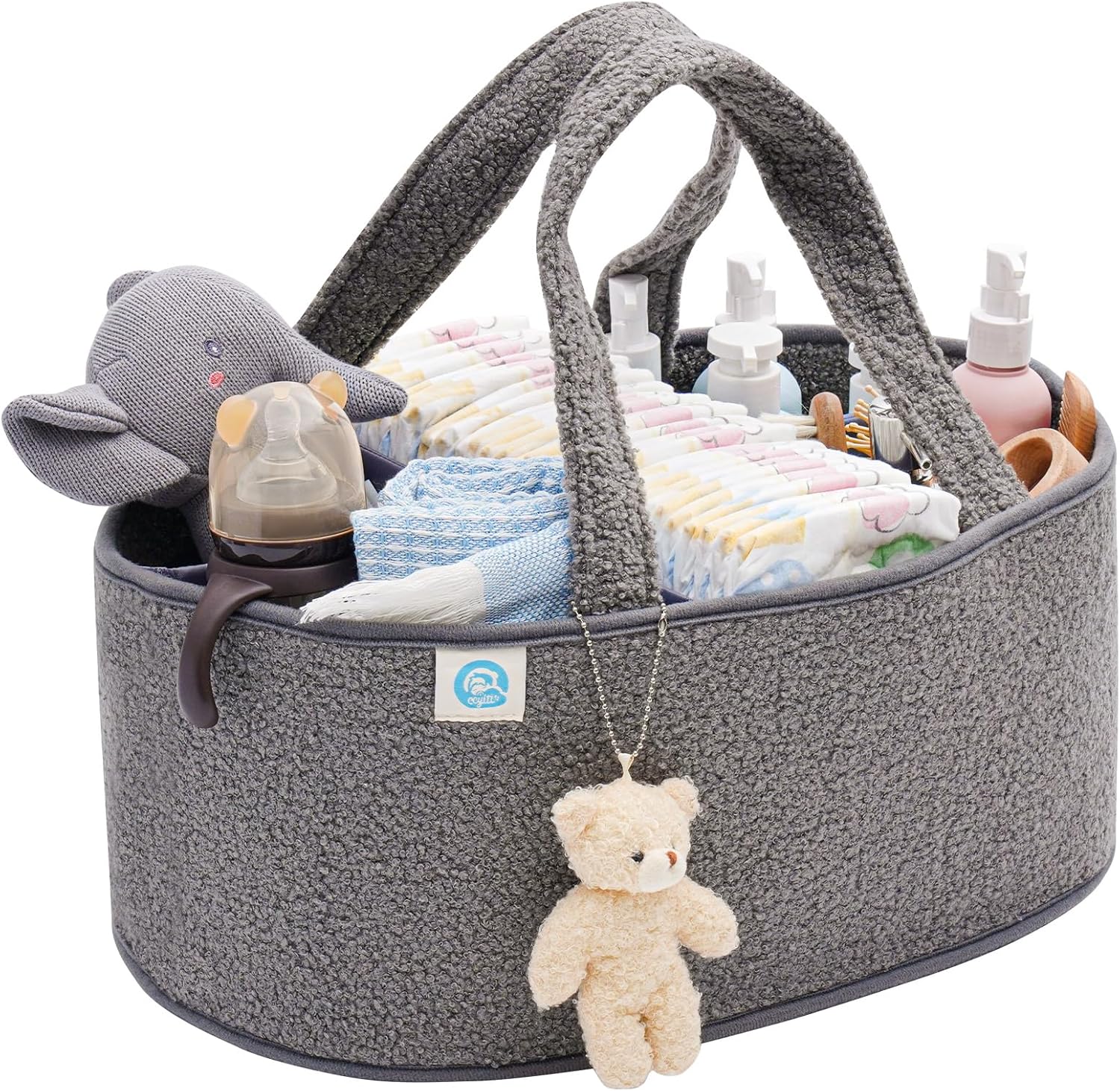CCYLTL Plush Diaper Caddy Organizer - X Large