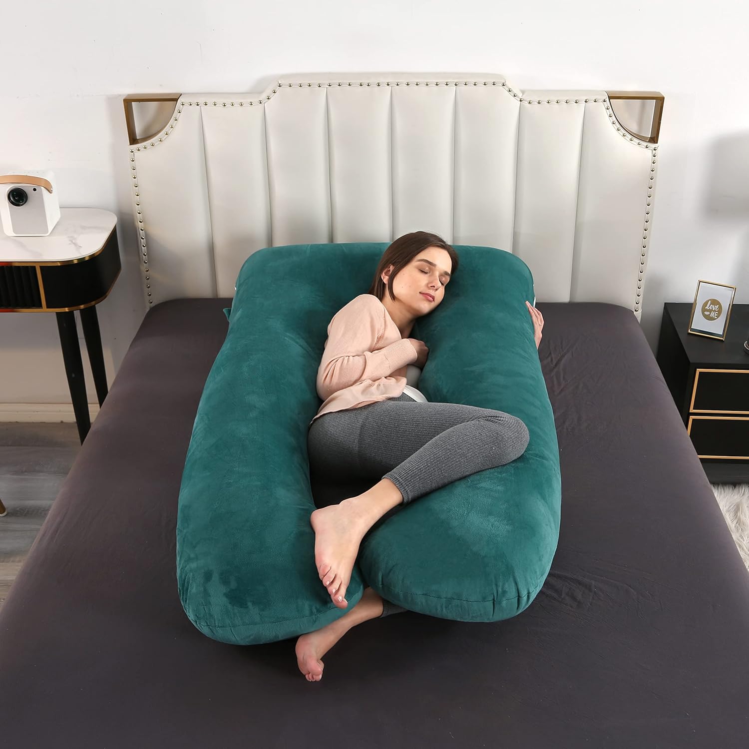 Amagoing 55 Inches U-Shaped Pregnancy Pillow