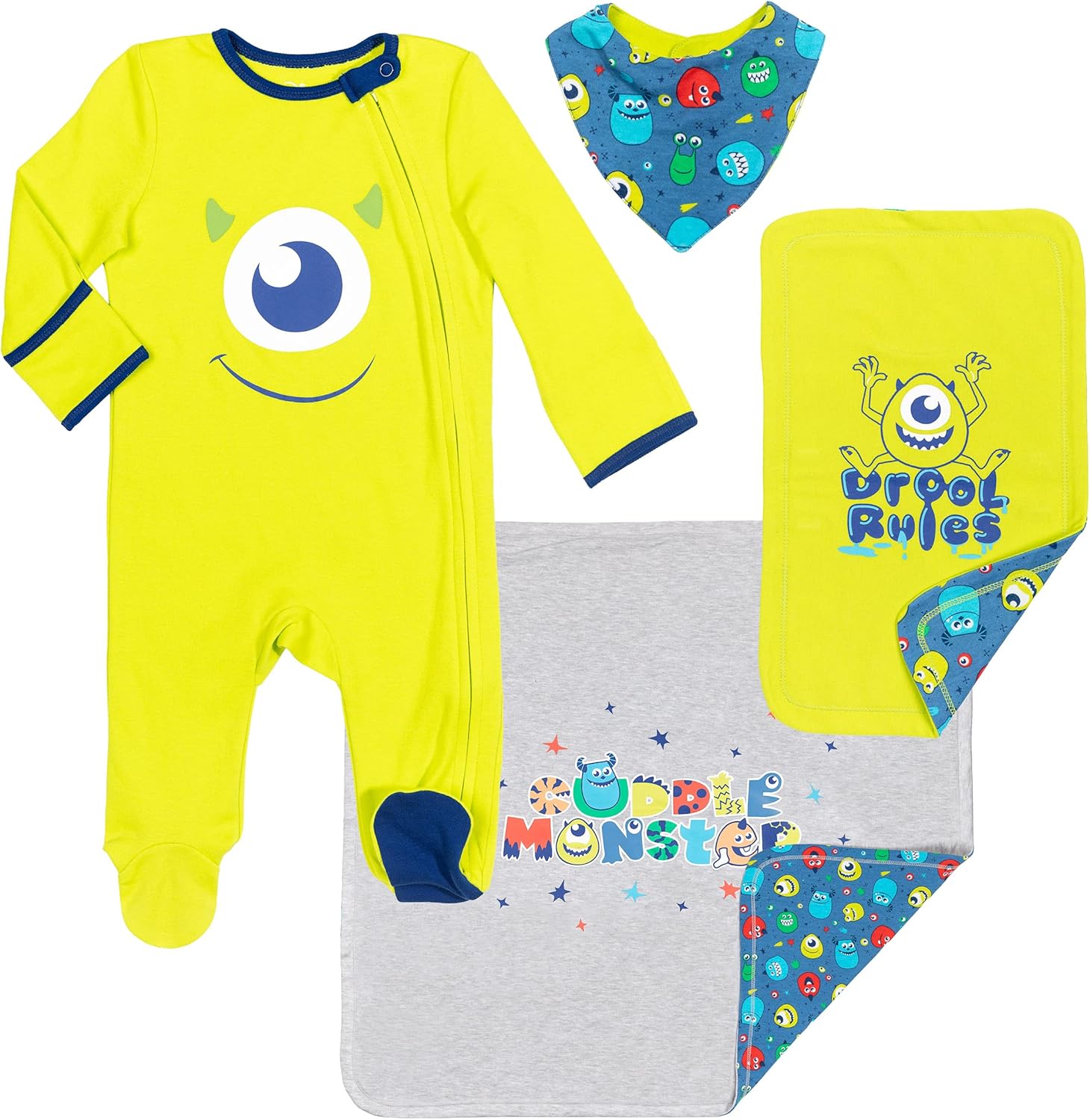 Disney Baby 4-Piece Sleep N Play Set with Bib and Blanket
