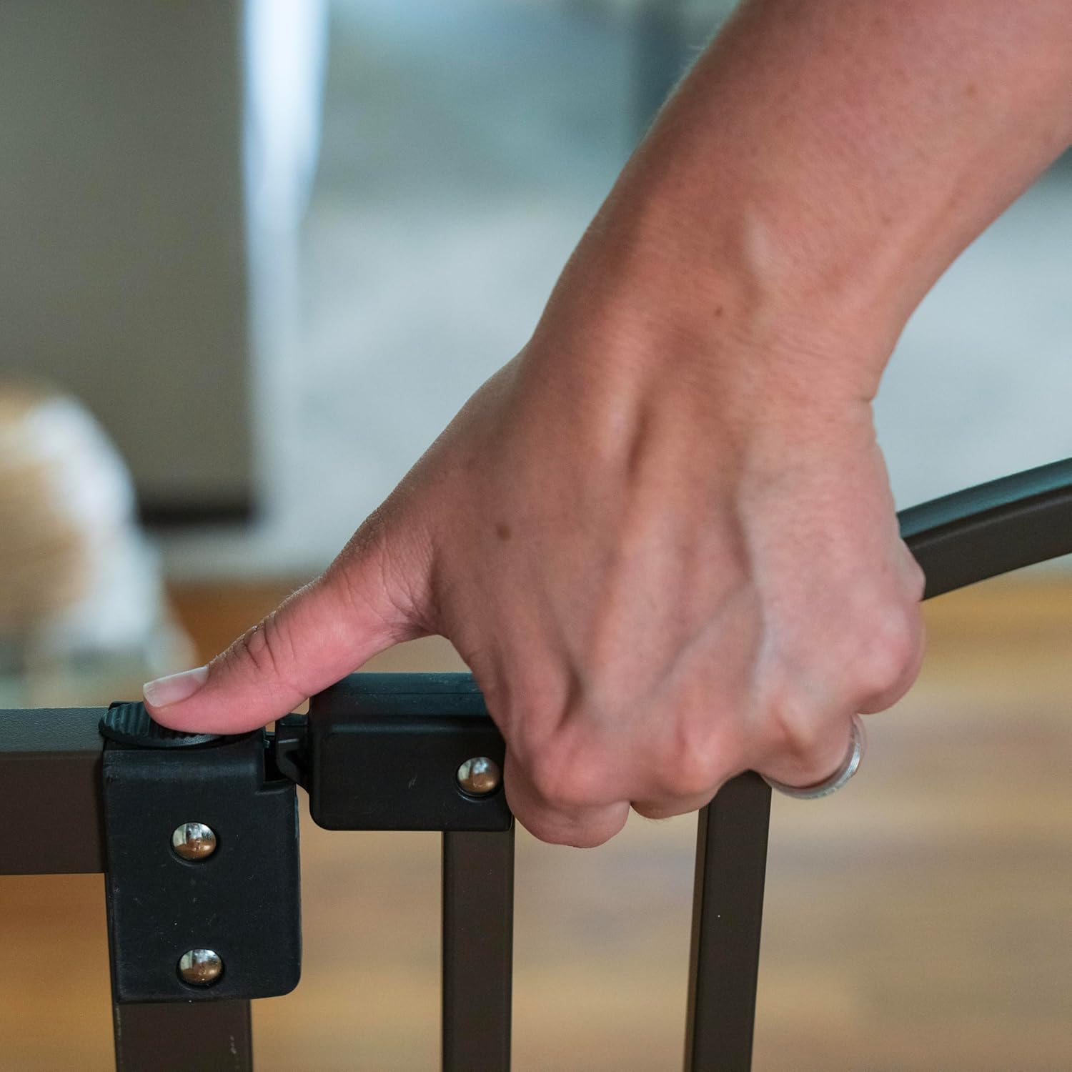 Summer Infant Extra Wide Metal Safety Gate with Auto Close Door
