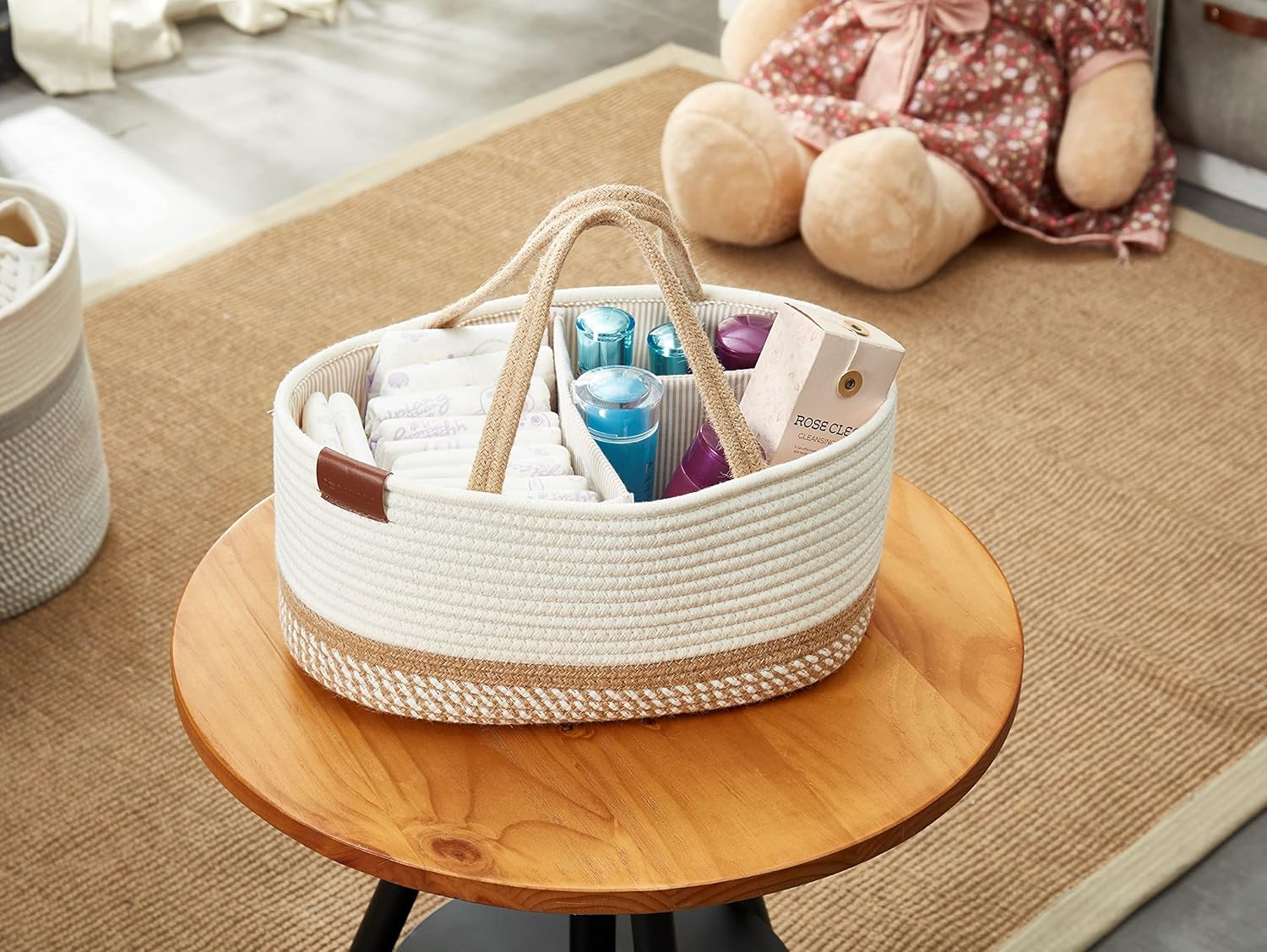DECOMOMO Extra Large Diaper Caddy Organizer