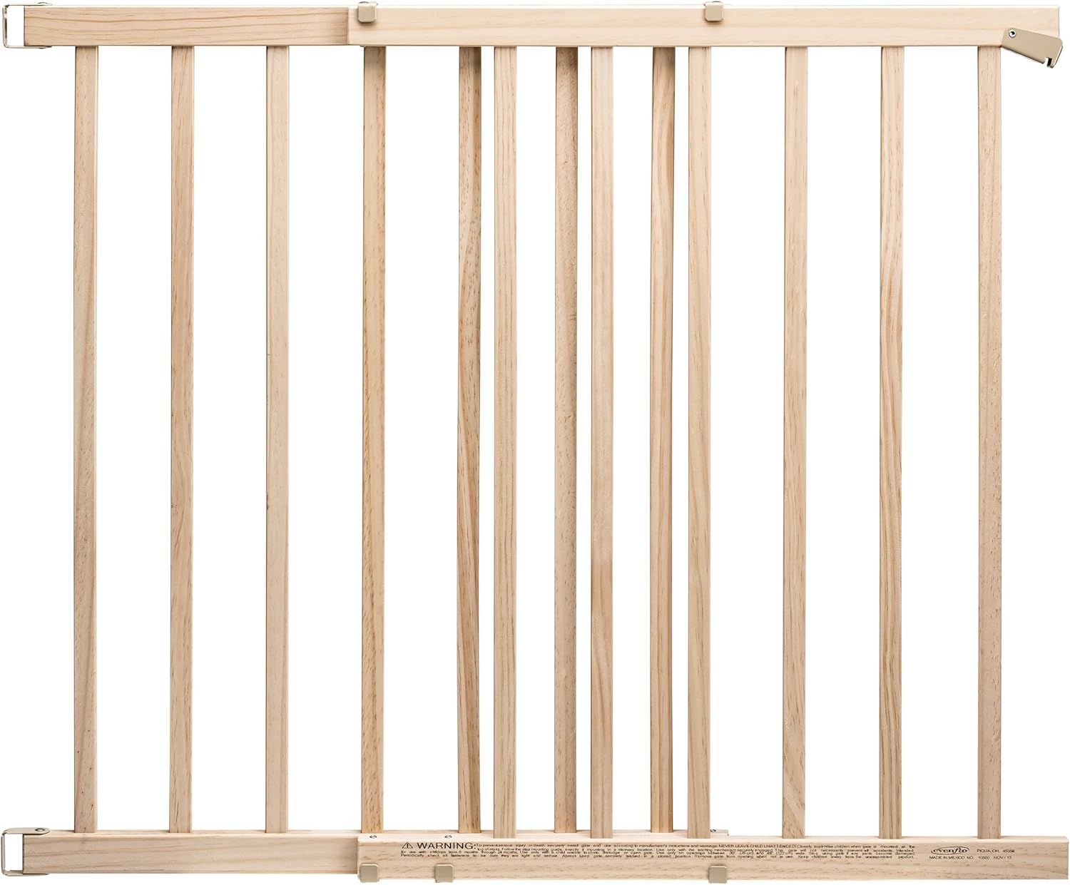 Evenflo Extra Tall Gate for Stairs Tan Wood 1
