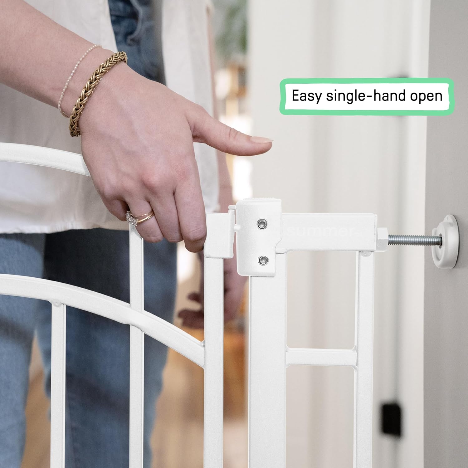 Summer by Ingenuity Doorway 48W Safety Gate - White