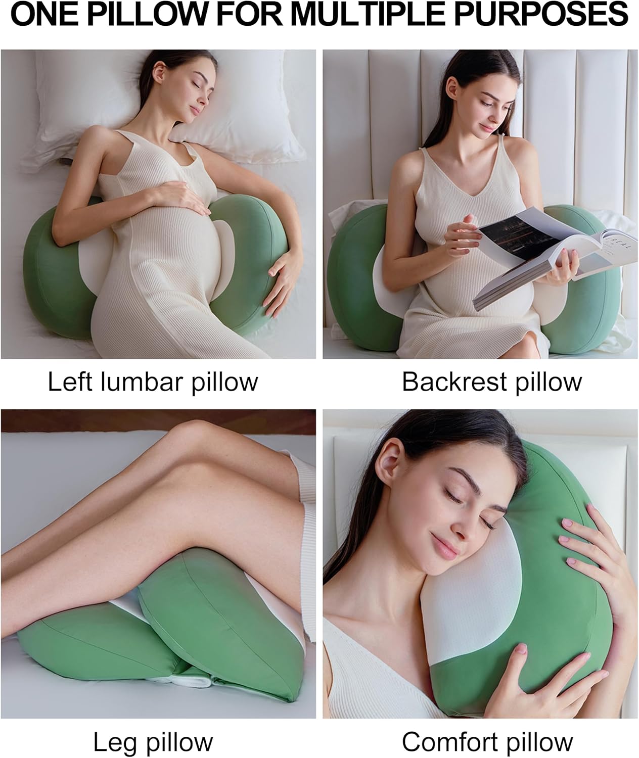 pobopobo Maternity Pillow for Comfort and Support