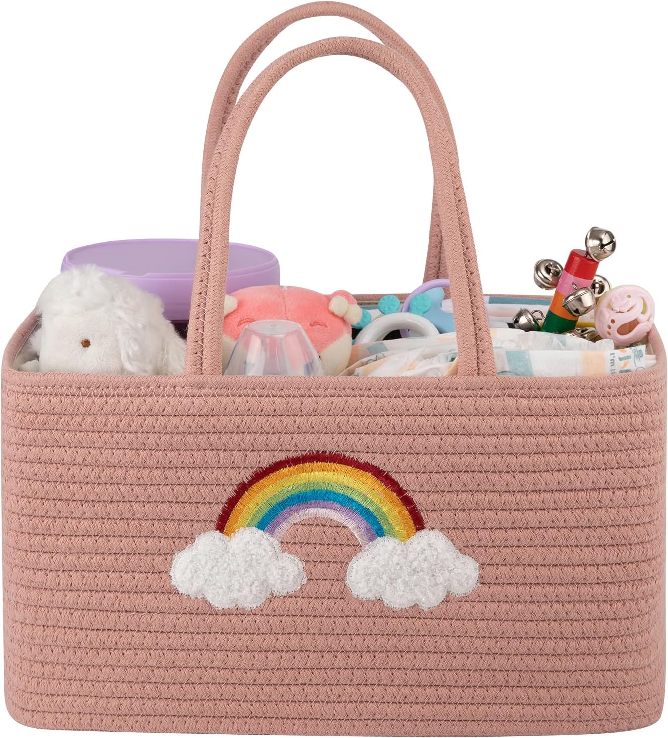 OIAHOMY Large Baby Diaper Caddy Organizer with Handles