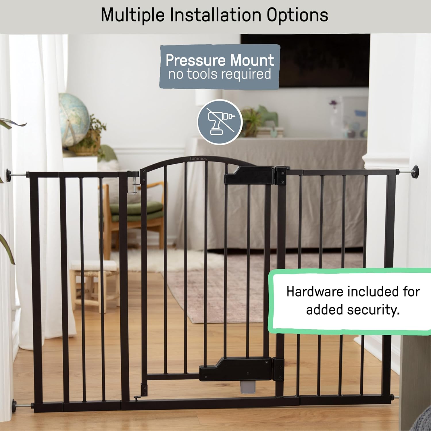 Summer Infant Ingenuity Thruway 52W Pet Baby Gate - Espresso 1