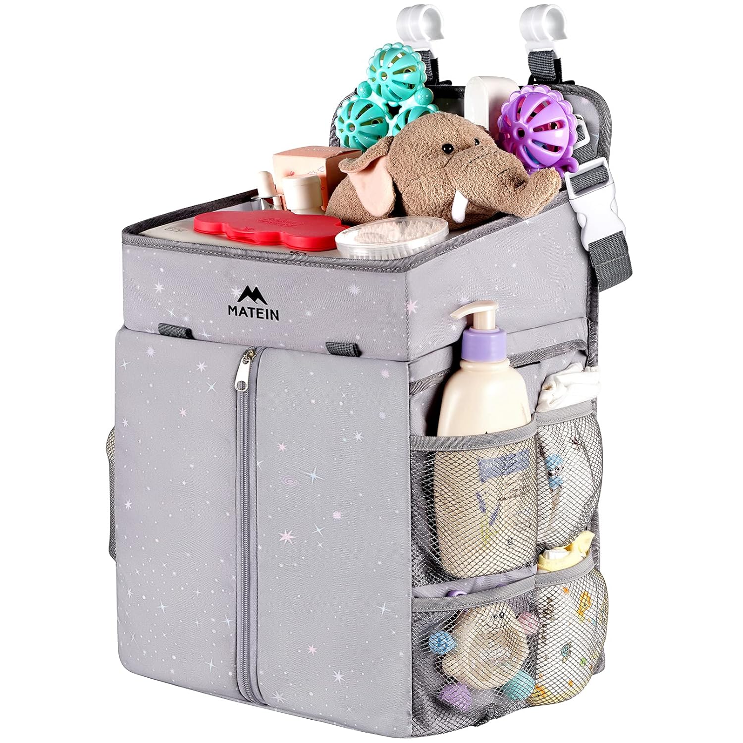 MATEIN Hanging Diaper Caddy - Durable Portable Organized