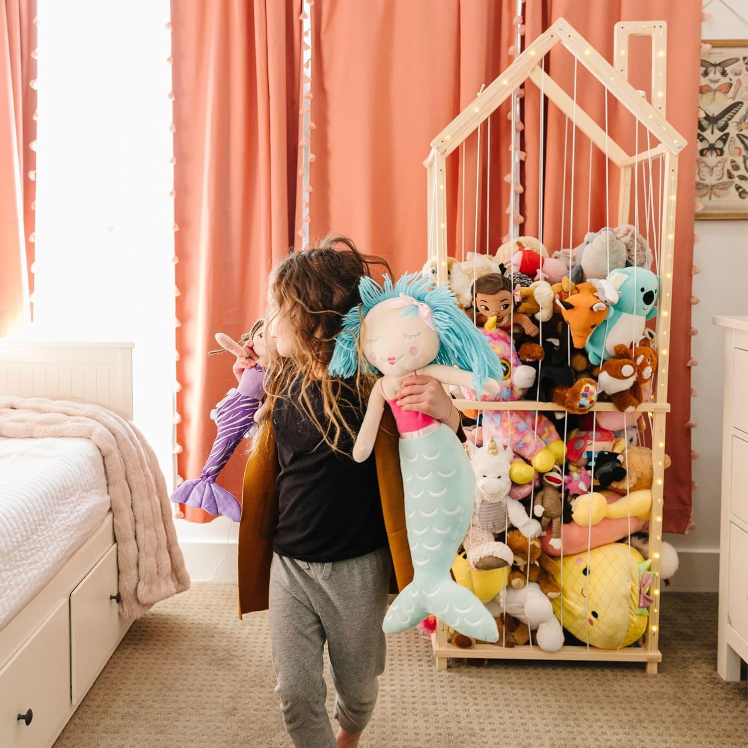 PUTSKA Nursery Essentials Set Diaper Caddy Stuffed Animal Storage