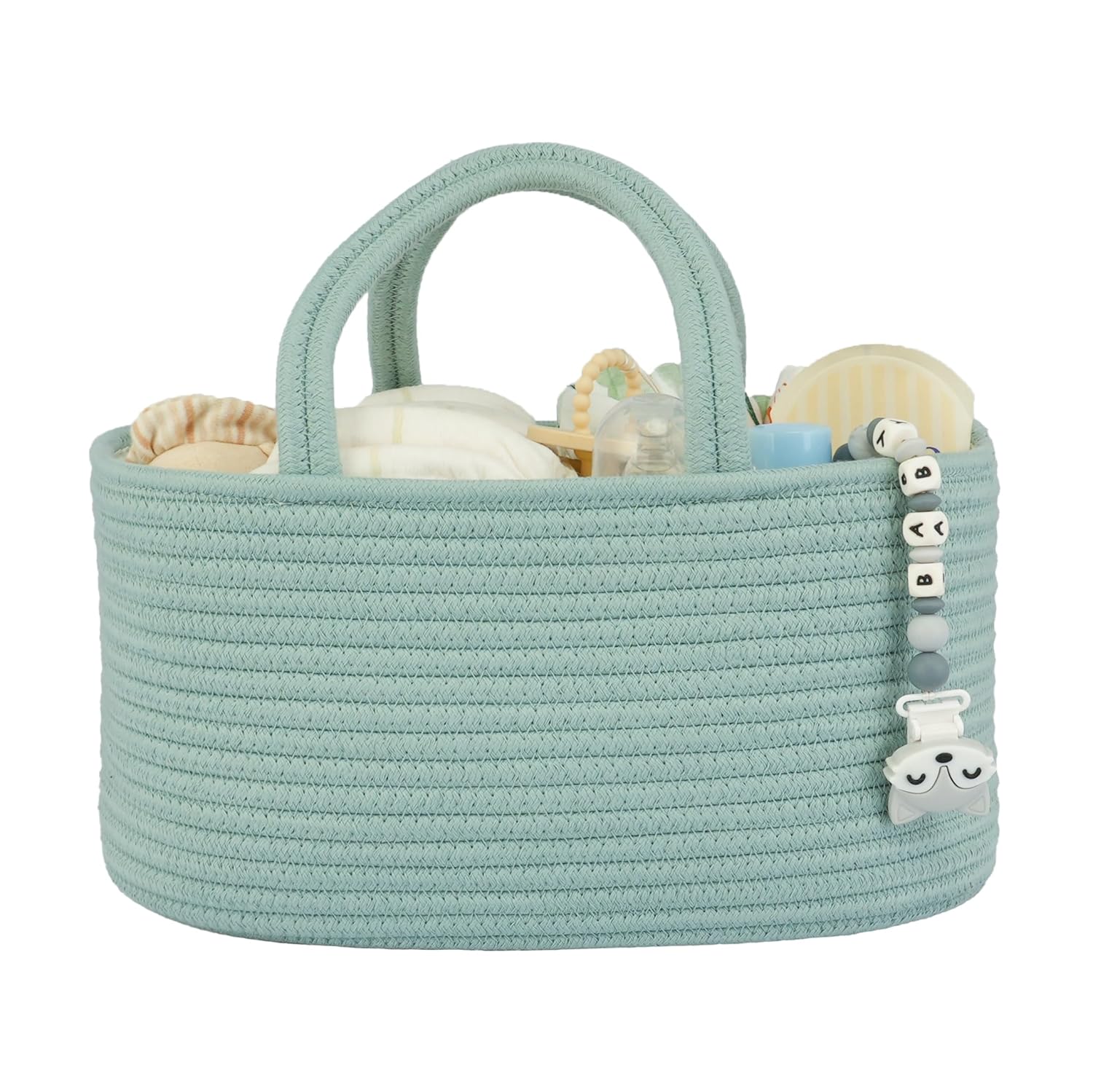 Cotton Rope Diaper Caddy Organizer for Baby 1