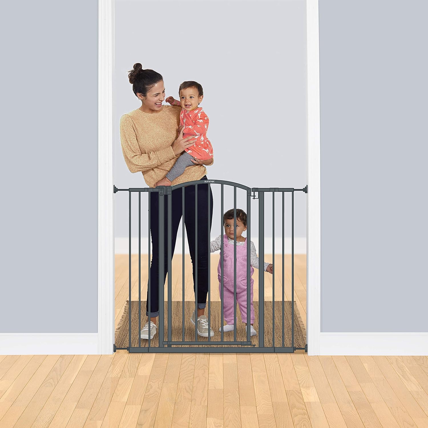 Summer Infant Extra Tall Decor Safety Gate - Gray 1