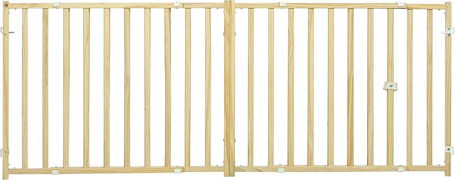 Midwest Home for Pets Extra-Wide Wooden Dog Gate