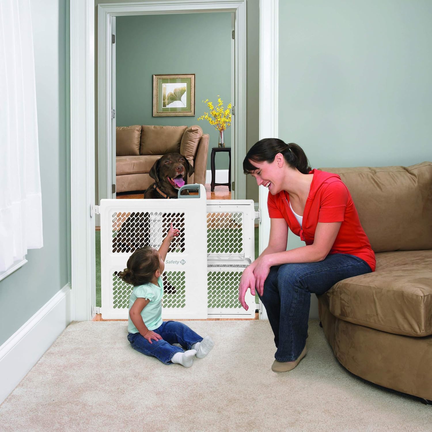 Safety 1st Dual-Mode Baby Gate for Stairs and Doorways