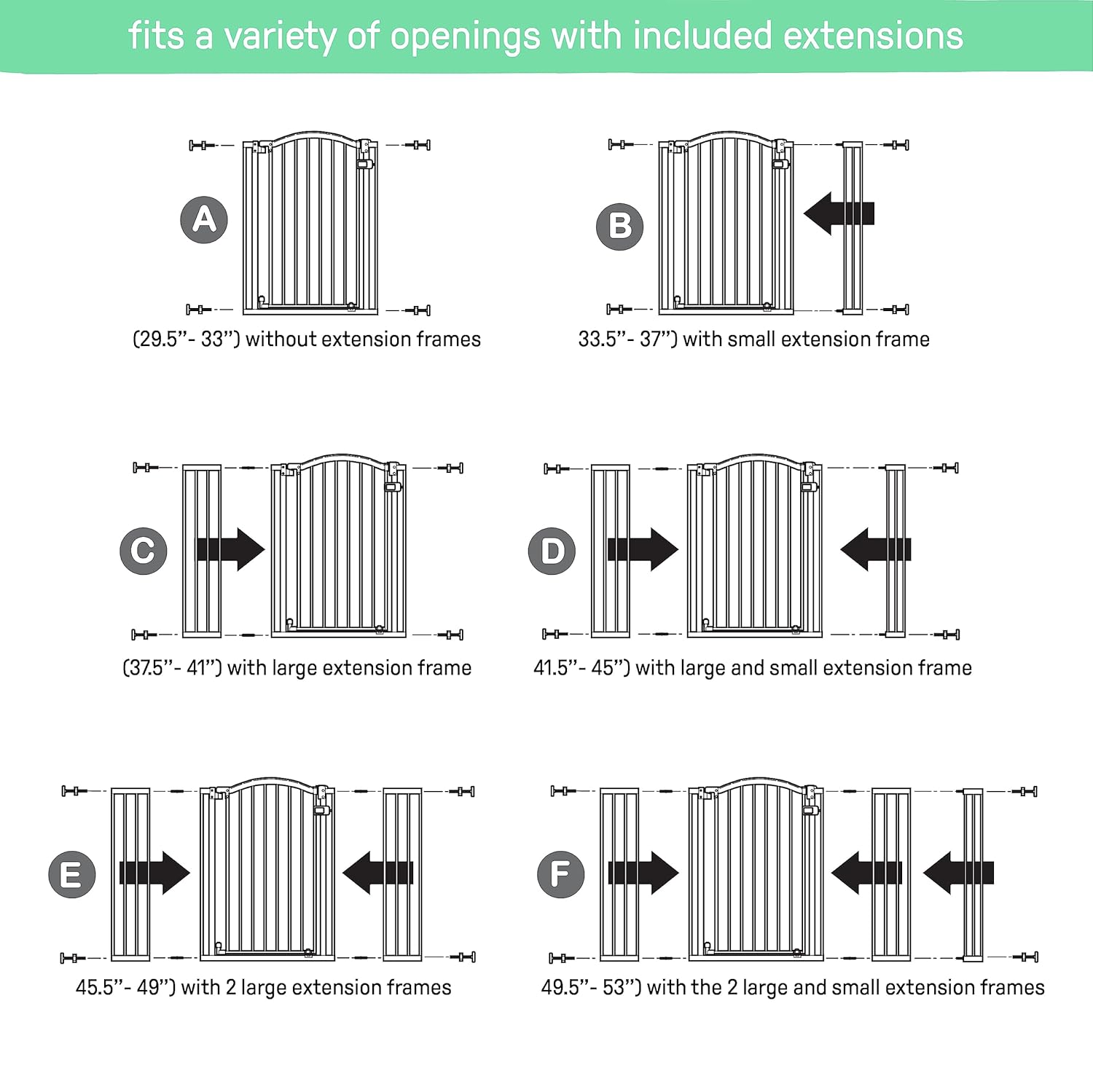 Summer Infant Extra Tall Wide Safety Gate - White