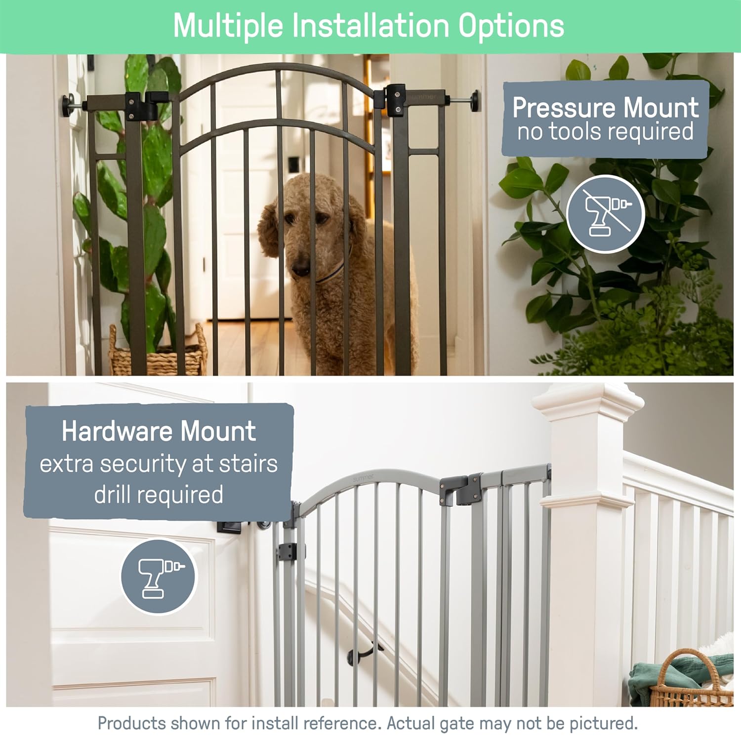 Summer Infant Extra Tall Decor Safety Gate - Gray 1
