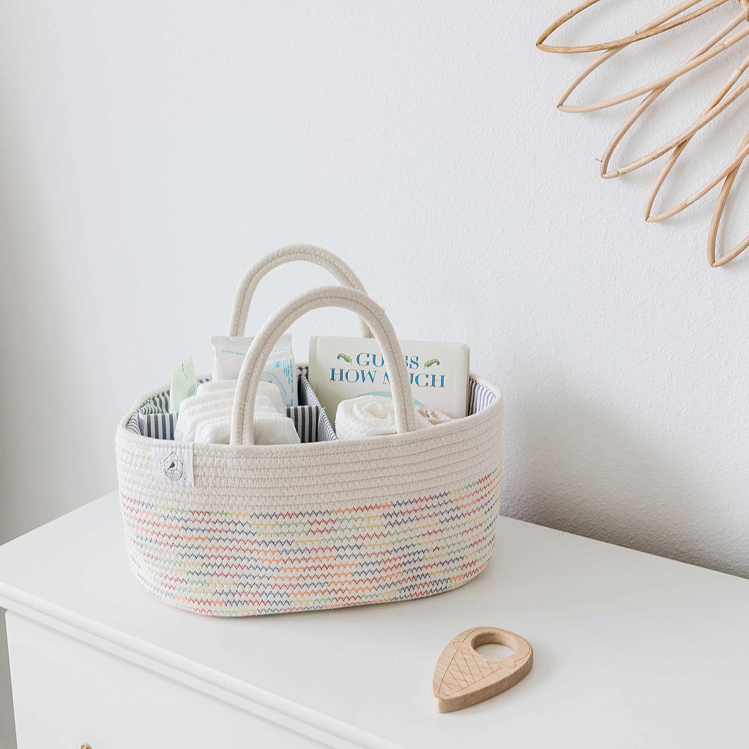OrganiHaus Rainbow Diaper Caddy Organizer 1