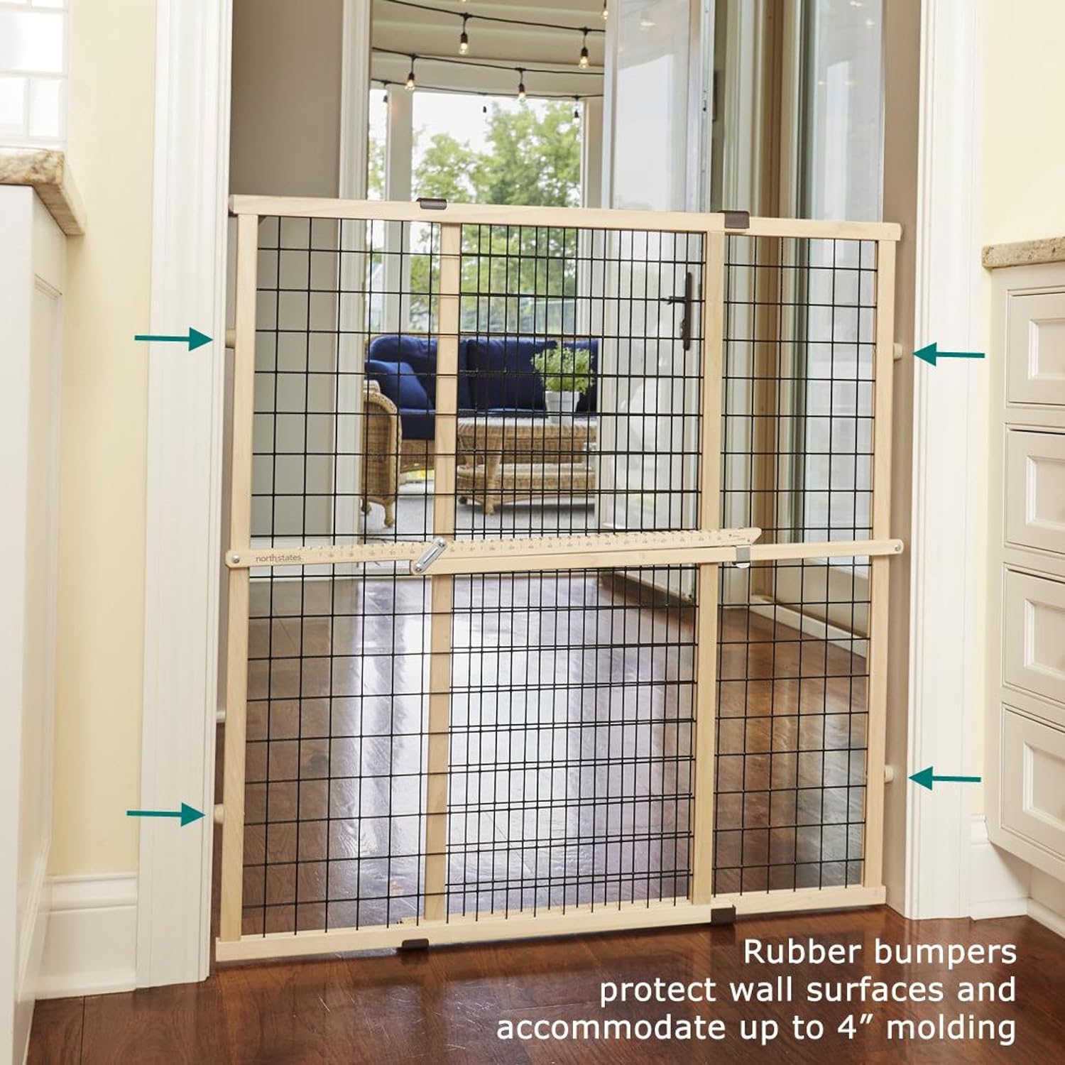 MyPet Wire Mesh Dog Gate 37 Tall 295-48 Wide