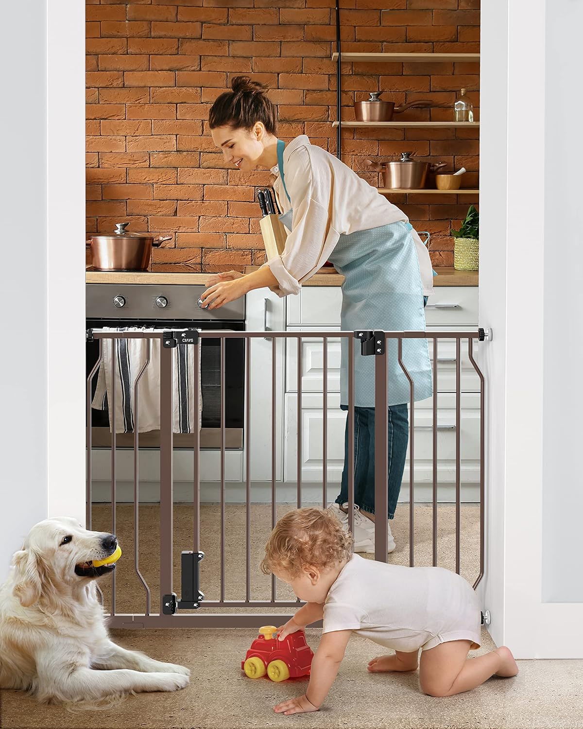 Ciays Baby Gate for Stairs Doorways and House 1