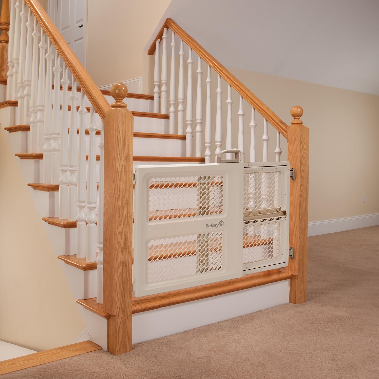 Safety 1st Dual-Mode Baby Gate for Stairs and Doorways