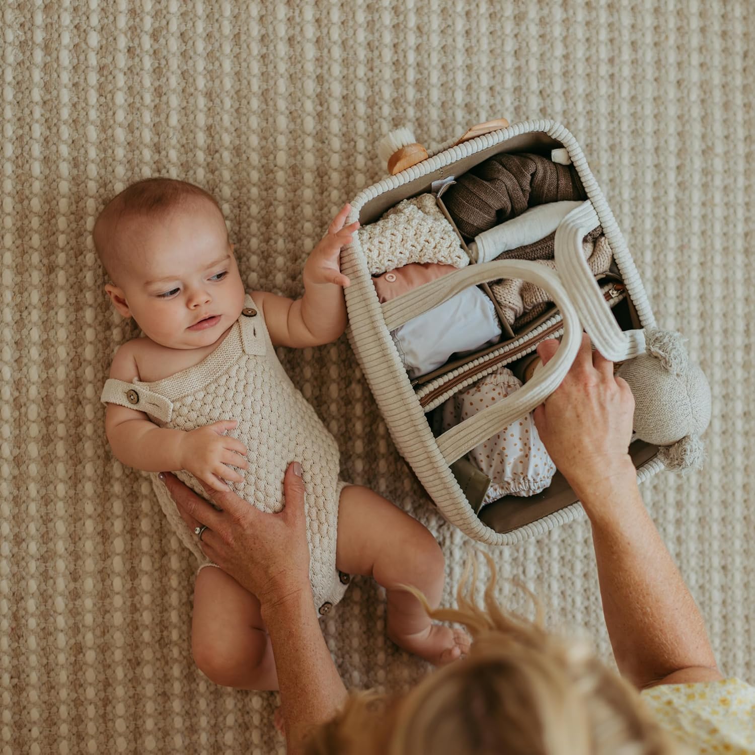 Frankie Lane Baby Diaper Caddy Organizer