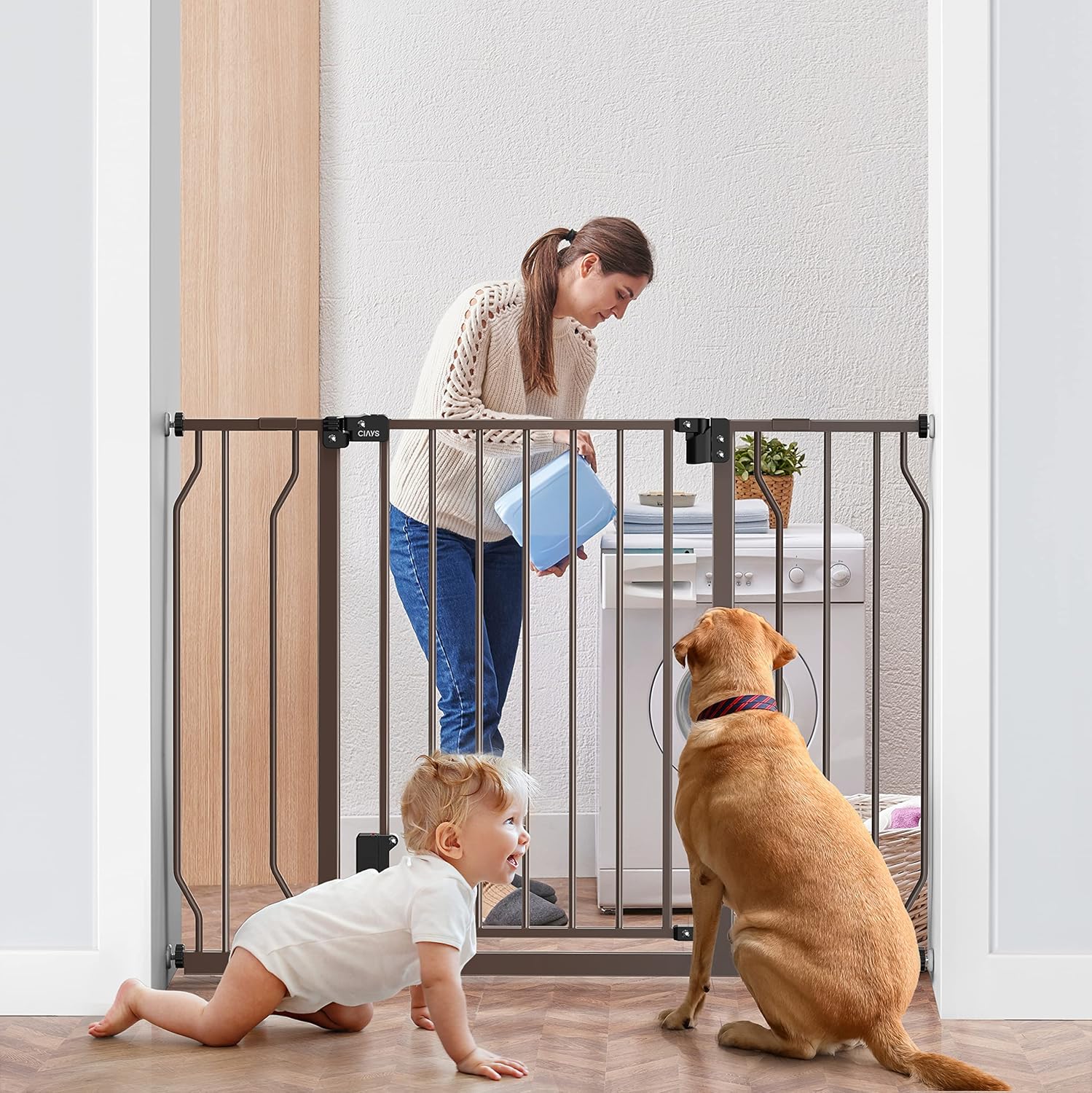 Ciays Baby Gate for Stairs Doorways and House 1