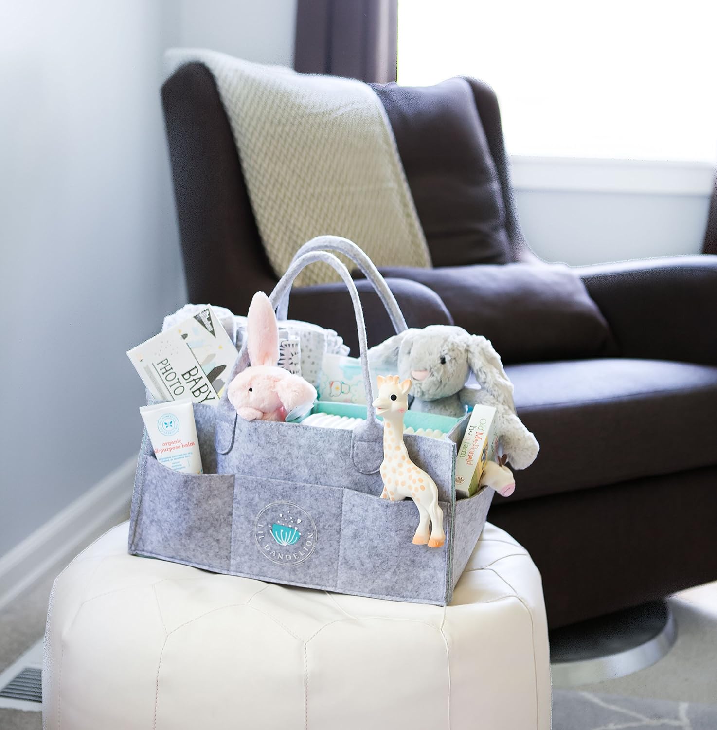 Lil Dandelion Baby Diaper Caddy Organizer 1