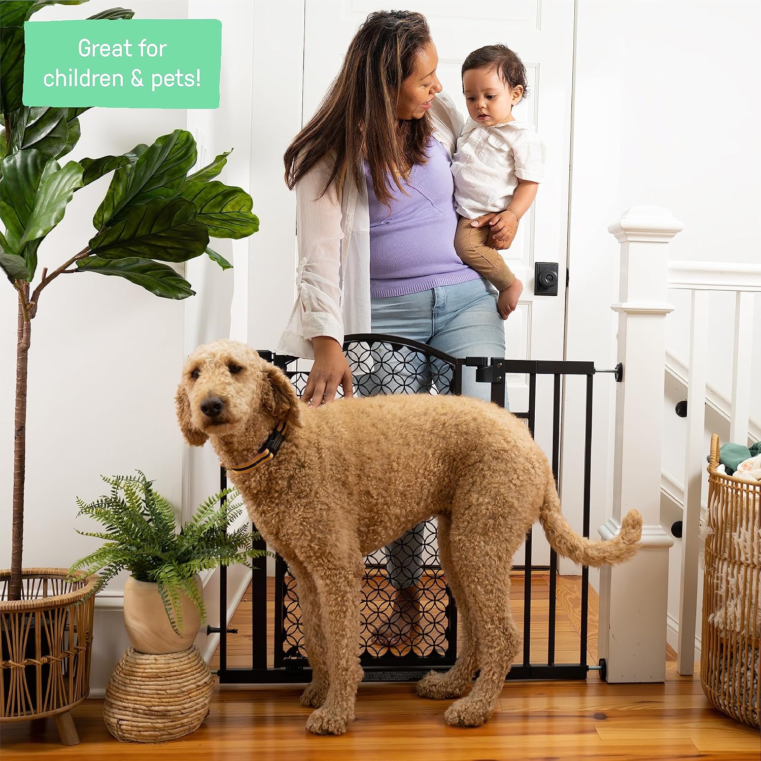 Summer Infant Modern Home Safety Pet and Baby Gate - Espresso 1