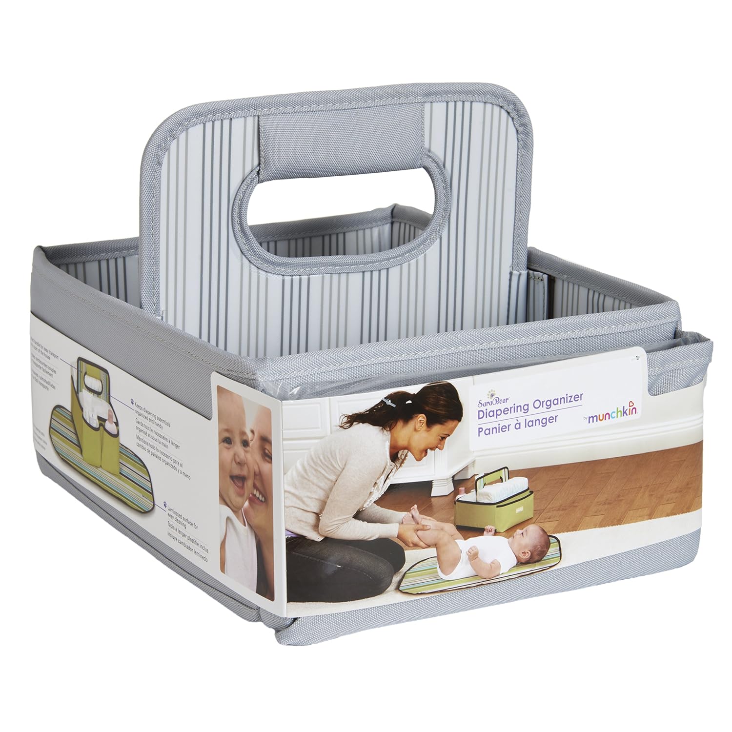 Munchkin SaraBear Diaper Caddy Grey