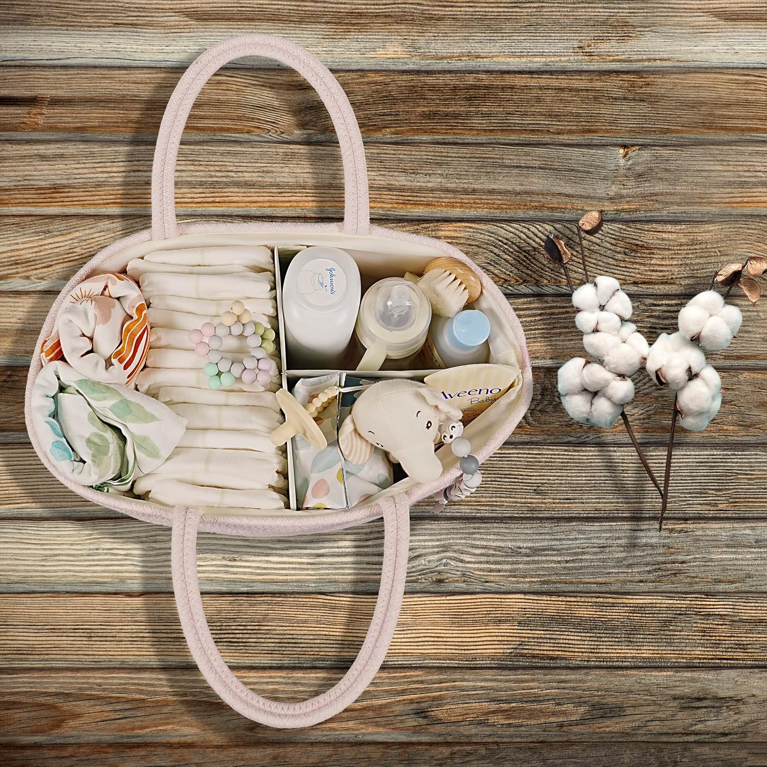 XUANGUO Large Diaper Caddy Organizer for Baby